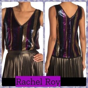 Rachel Rachel Roy Sequined Layering Cami sparkling